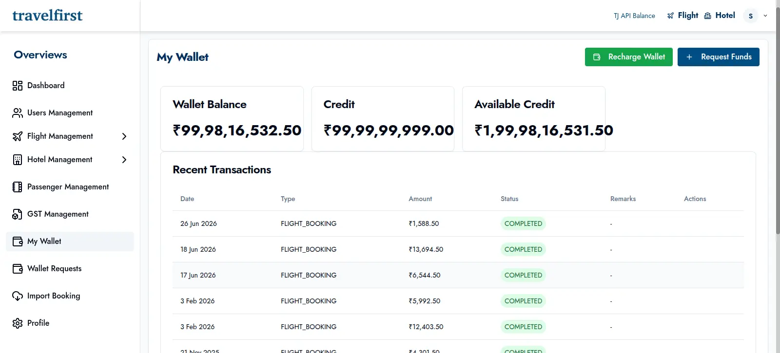 Wallet & Fund Management