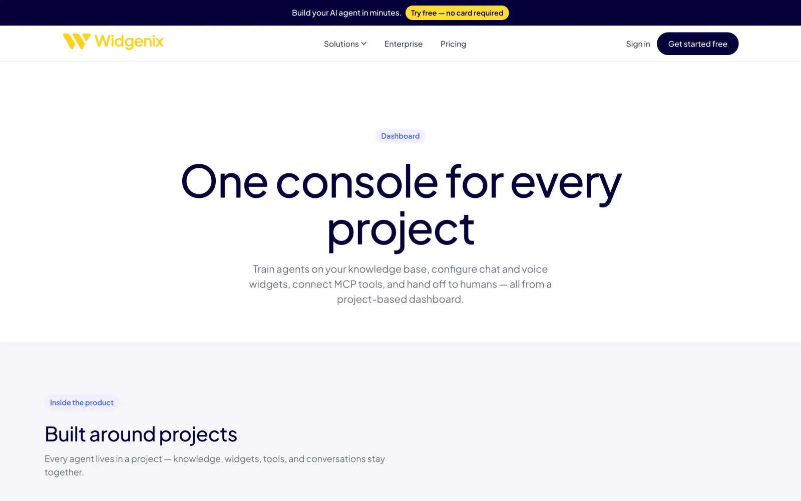One console for every project